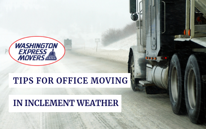 Tips for Office Moving in Inclement Weather 