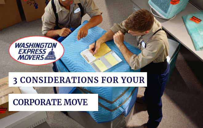 3 Considerations for Your Corporate Move  